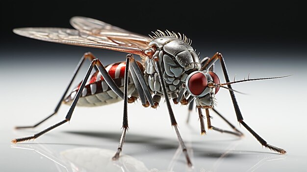 Foto renderizzata in 3D di una mosca domestica