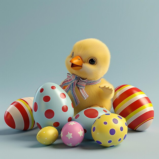 Foto renderizzate in 3D del tema di Pasqua clip art tema festivo