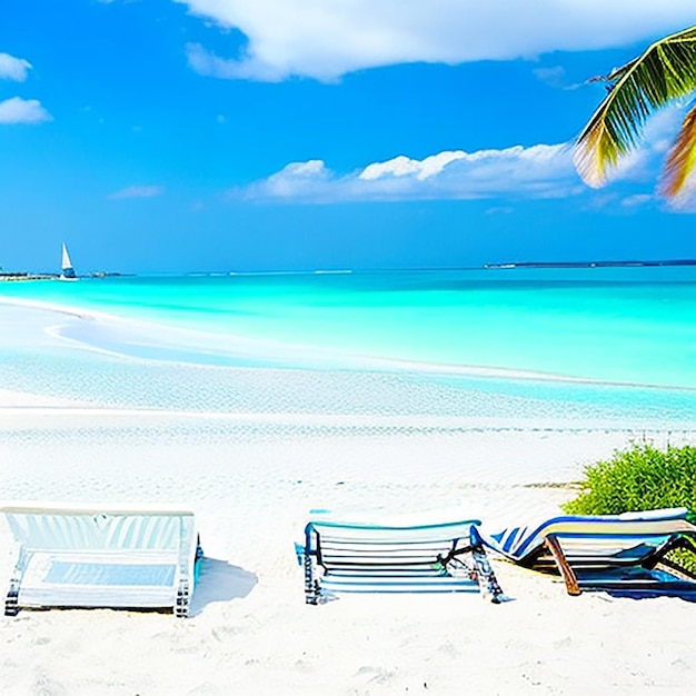 Foto spiaggia estiva al mare con stelle marine