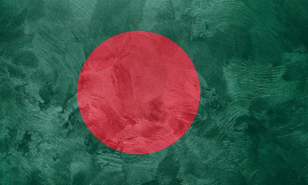 Foto strutturata della bandiera del Bangladesh