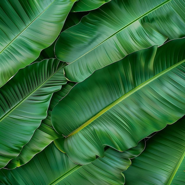 Foto sullo sfondo della foglia di banana verde