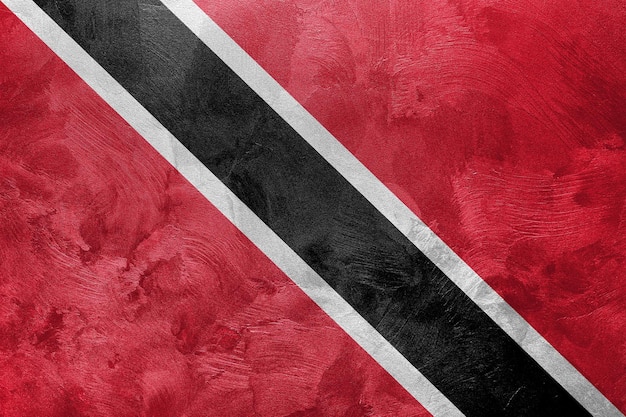 Foto testurizzata della bandiera di Trinidad e Tobago