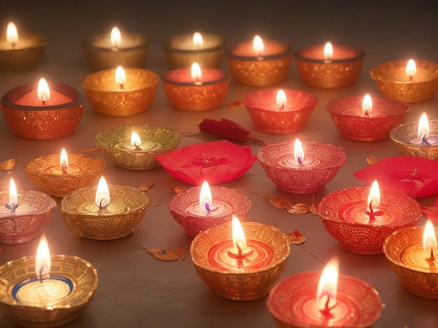 foto tradizione del festival delle luci di diwali