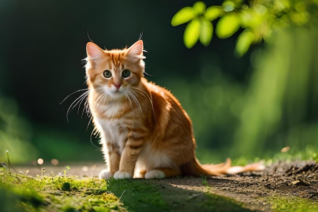 foto un gatto e un topo si guardano l'un l'altro