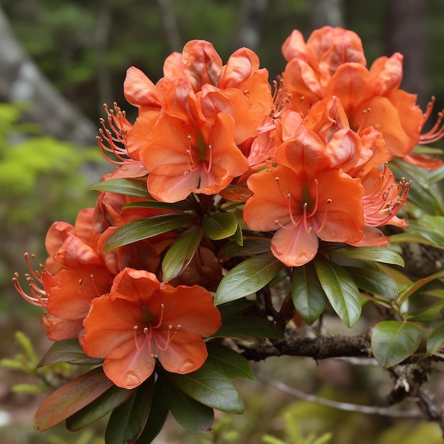 Foto un grappolo di fiori d'arancio