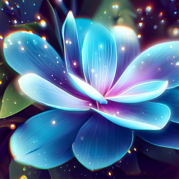 Foto uno sfondo di motivi floreali di fiori di colore cupo