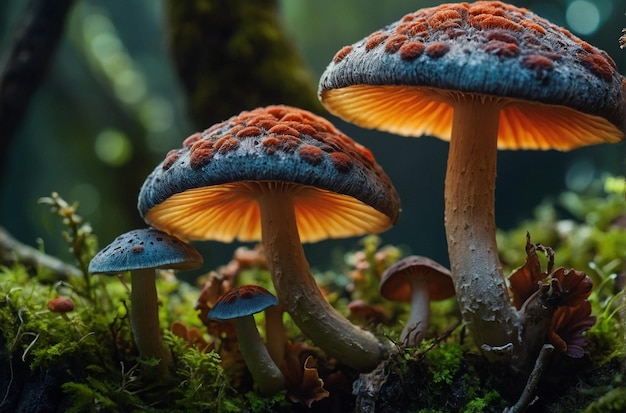 foto vibrante del Regno dei Funghi