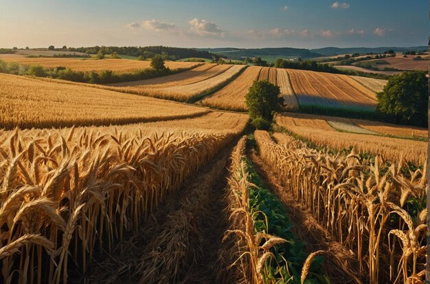 foto vibrante di Harvest Fields