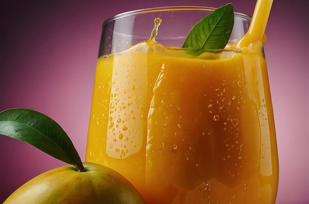 foto vibrante di Mango Juice Sip Sati