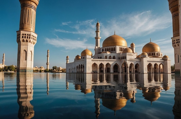 foto vibrante di sfondo di ramadan