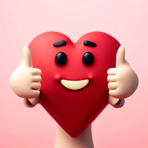 Fotografa un'emoji con l'icona di un cuore