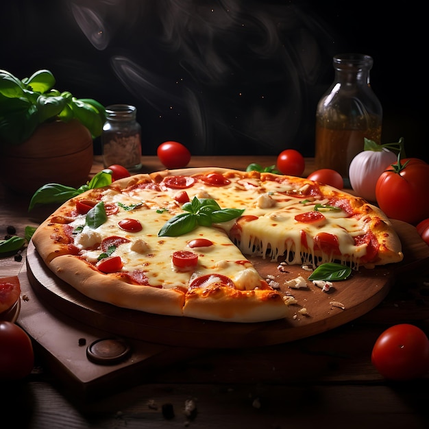 fotografare per un foodblog una deliziosa pizza al formaggio