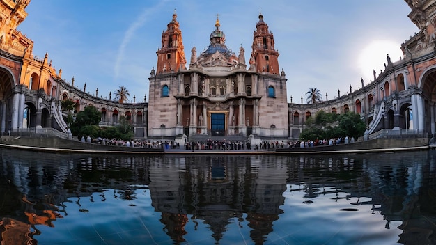 Fotografia ad ampio angolo della basilica di Nostra Signora del Pillar