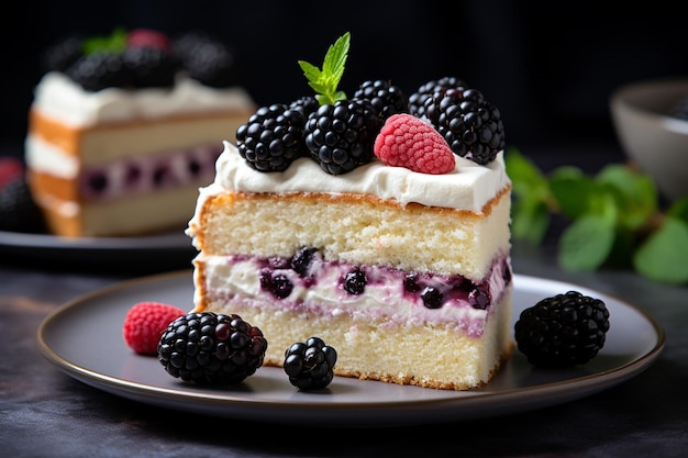 fotografia alimentare di torte alla vaniglia