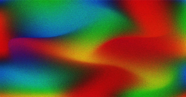 Fotografia astratta, carta da parati colorata sfocata con sfondo olografico a gradiente di consistenza.