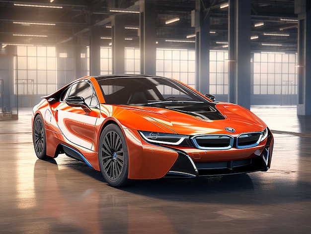 Fotografia automobilistica di modelli di auto BMW i8