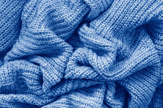 Fotografia completa del maglione blu