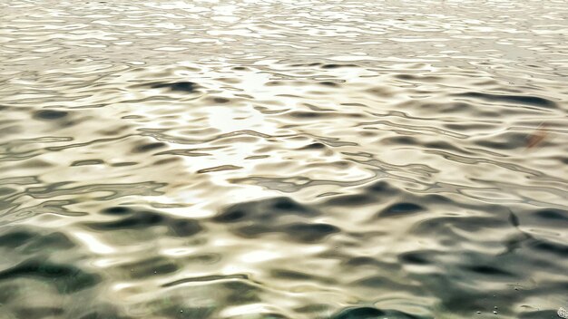 Fotografia completa del mare ondulato