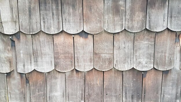 Fotografia completa del muro di legno