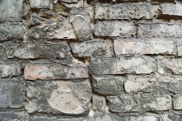 Fotografia completa del muro di pietra