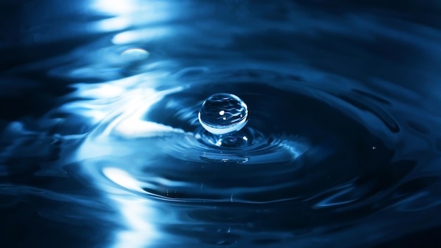 Fotografia completa dell'acqua ondulata