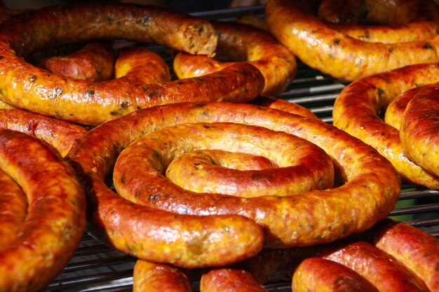 Fotografia completa della carne al barbecue