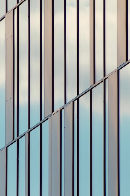 Fotografia completa della finestra di vetro dell'edificio