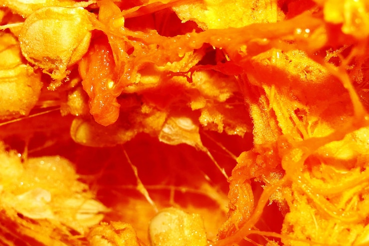 Foto fotografia completa della superficie arancione