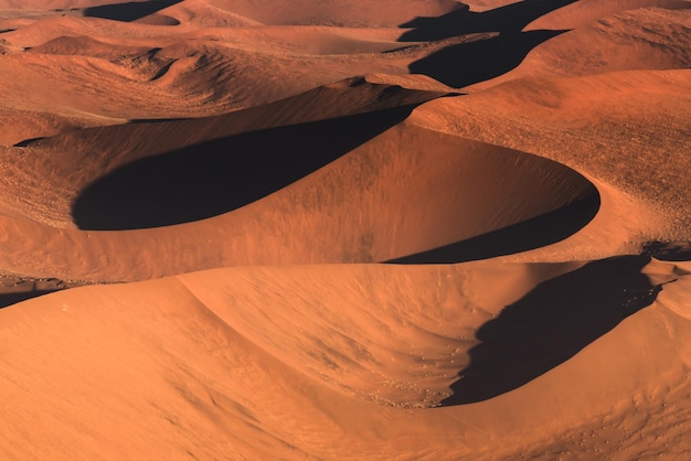 Fotografia completa delle dune di sabbia