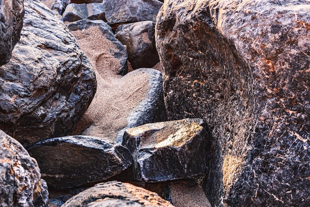 Fotografia completa delle rocce