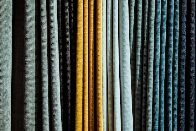 Fotografia completa di tessuto per la vendita al mercato