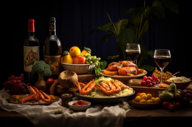 Fotografia del cibo della cultura gastronomica brasiliana