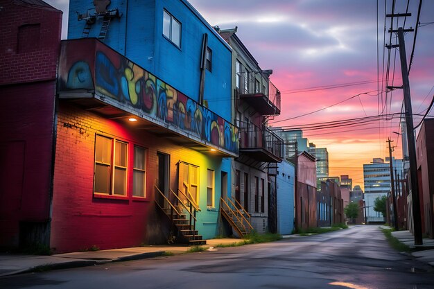 Fotografia del distretto di Nashville Gulch