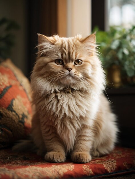 Fotografia del gatto persiano