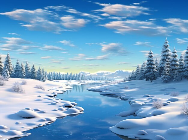 Fotografia del paesaggio invernale