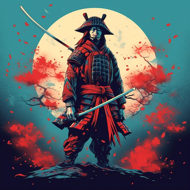 fotografia del samurai