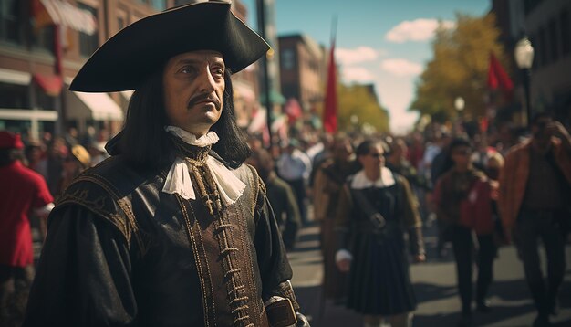 Fotografia della celebrazione del Columbus Day