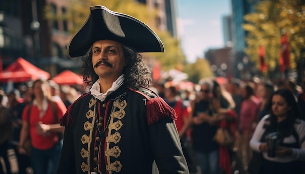 Fotografia della celebrazione del Columbus Day