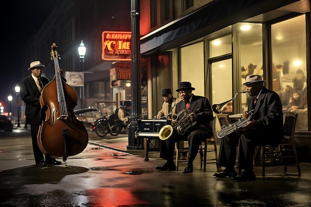 Fotografia della scena jazz di Ansas City