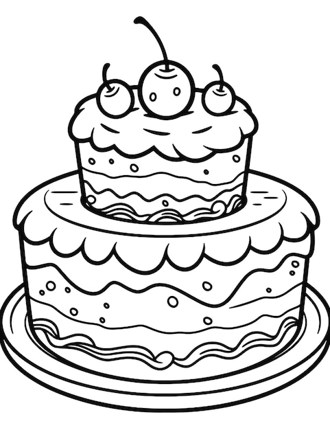 fotografia della torta di compleanno