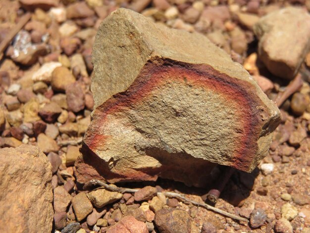 Fotografia dettagliata delle rocce