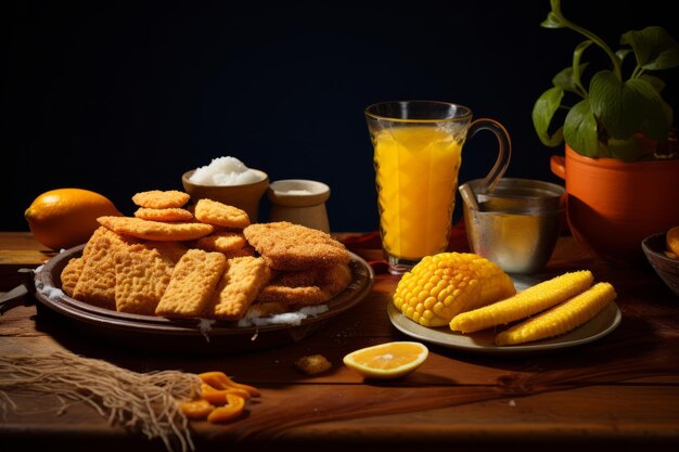 Fotografia di cibo brasiliano per lo spuntino