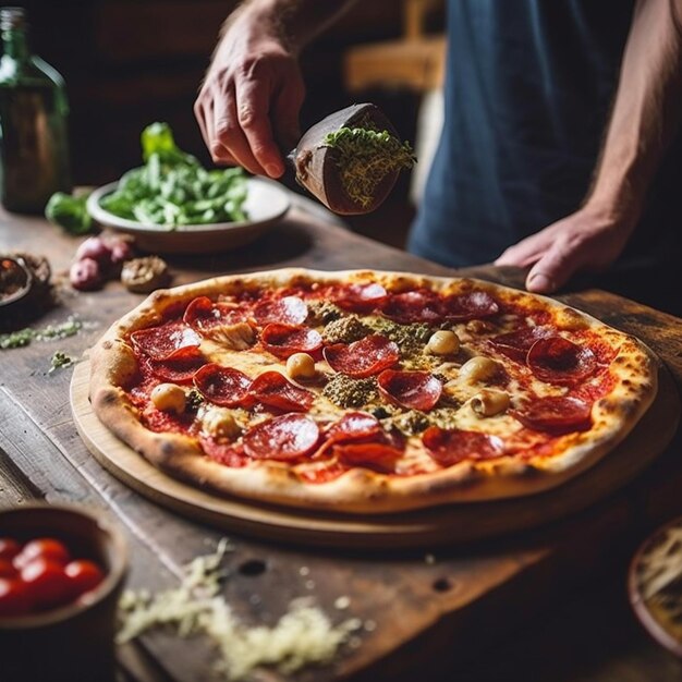 Fotografia di cibo sfrigolante che ti fa desiderare di più