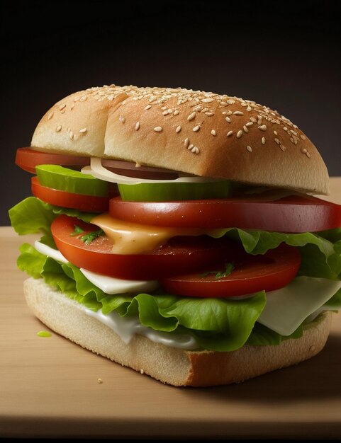 Fotografia di cibo sub sandwich