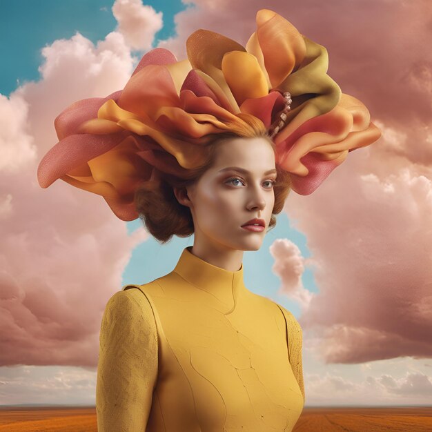 Fotografia di moda surrealista che offusca la linea tra fantasia e realtà