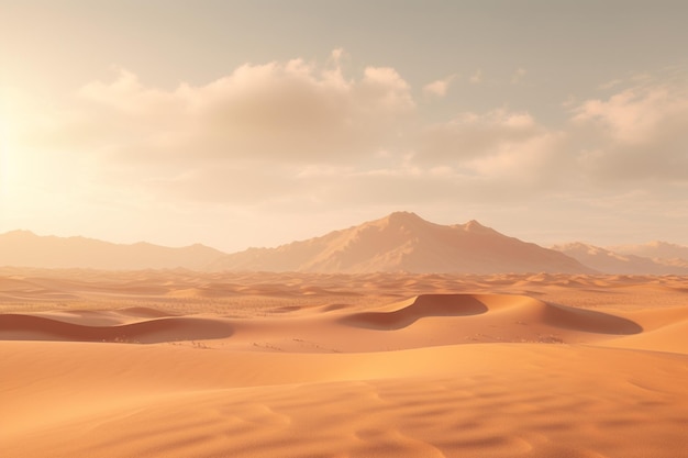 Fotografia di paesaggi desertici con dune dorate
