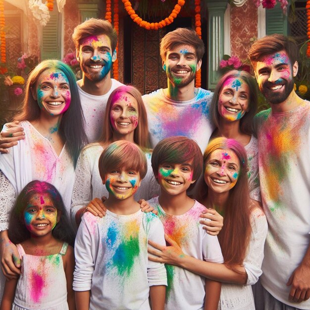 Fotografia di sfondo di Happy Holi