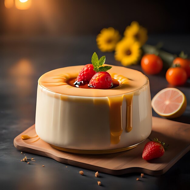 Fotografia di un delizioso dessert