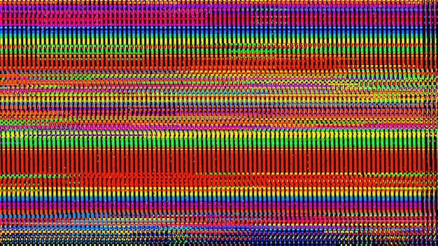 Fotografia gratuita effetto glitch nero sfondo di texture di rumore digitale