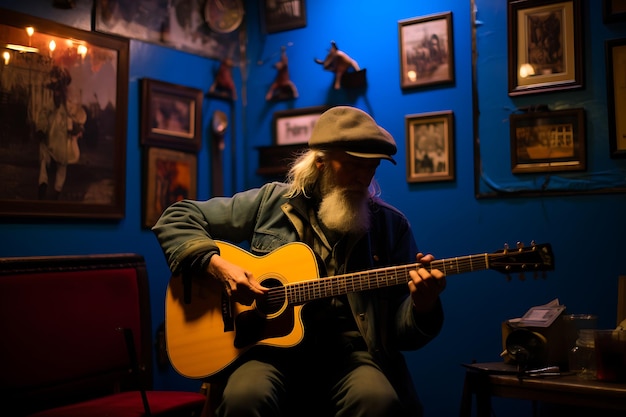 Fotografia musicale acustica del Bluebird Cafe